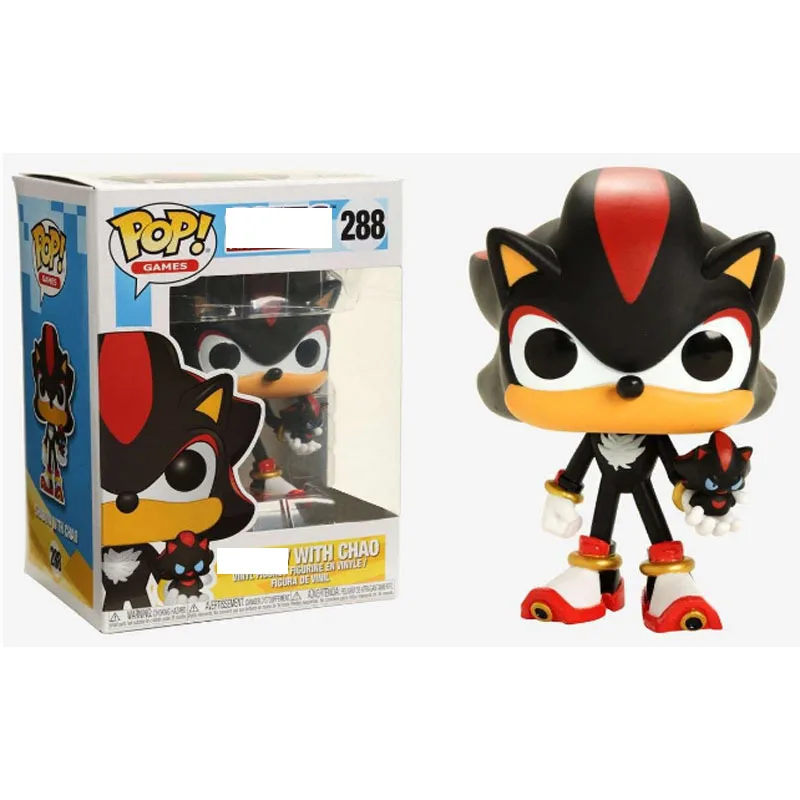 Funko pop SUPER SONIC с кольцом Shadow фигурку аниме модель ПВХ коллекционная игрушка для