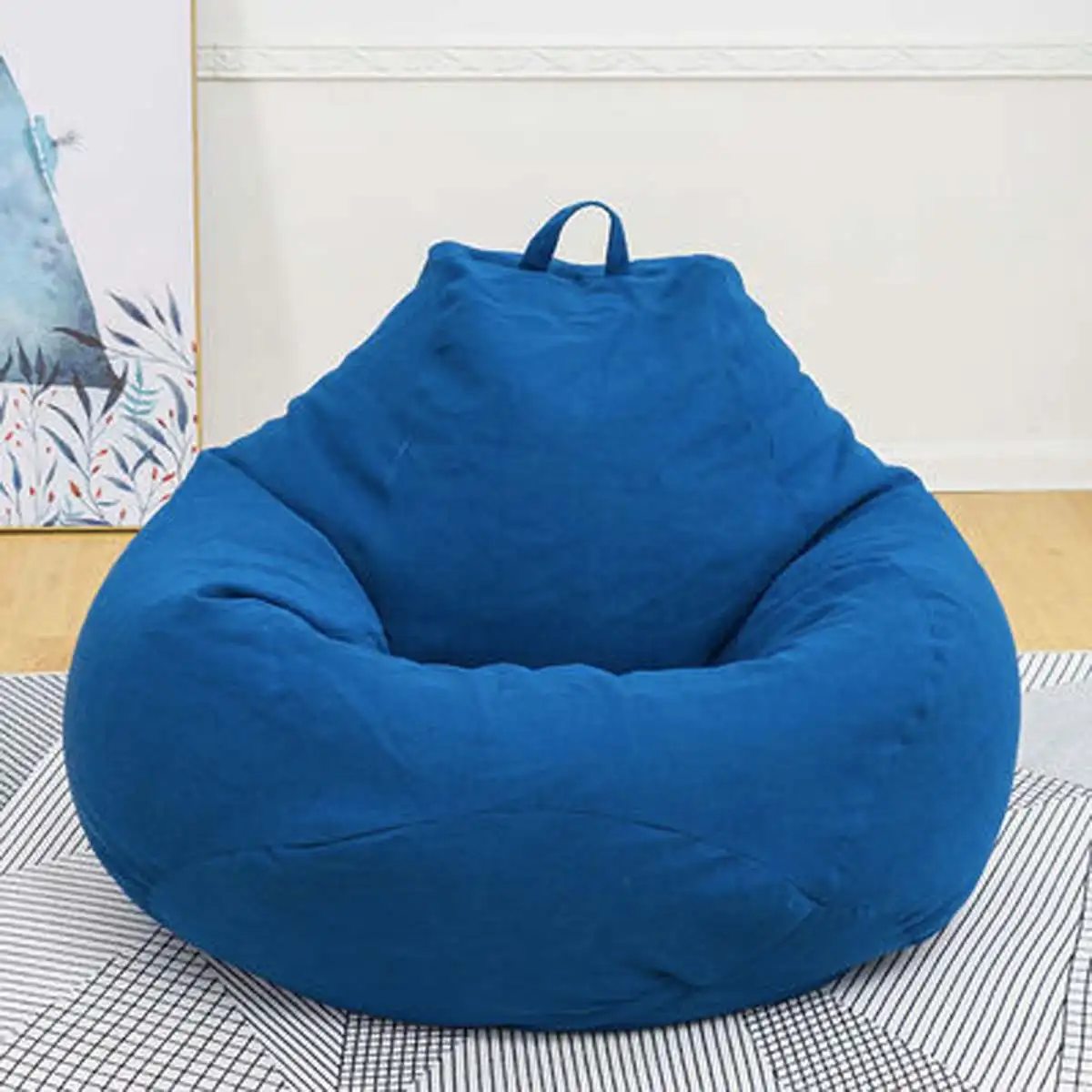 

90x110cm Portable Lazy Bean Bag Cover Adults Sitting Couch Sofas Game Seat Lounge Dust Protector Ottoman Seats