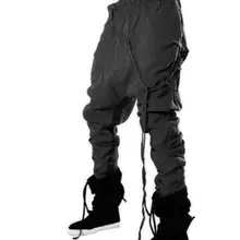 27-44 Горячее предложение новые мужские хлопковые и льняные свободные промежности повседневные брюки-гаремы Брюки Клубные Большие размеры брюки