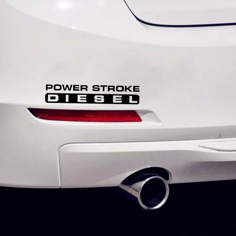 YJZT 17 1 см * 3 4 POWERSTROKE Turbo DIESEL модная виниловая графическая Наклейка