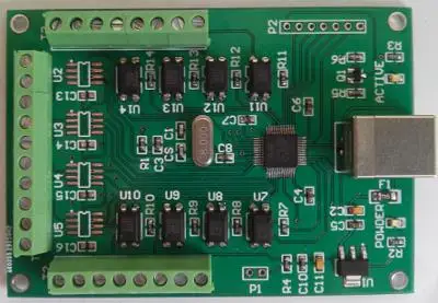 

USB DAQ 8AI 4DI 4DO Module, 8 Channel 12bit Analog inputs, 4 isolated digital input / output data acquisition module free codes