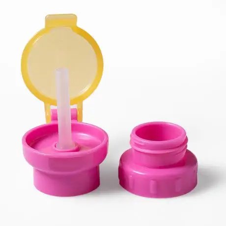 Портативный сок бутылка для газированной воды твист крышка Кепка для напитков кормления для детей Защита от проливов крышка для кормления питья инструмент Лидер продаж - Цвет: Rose