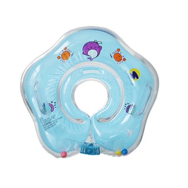 1-18 Months Infant Swimming Neck Float Stars Pool Floats For Baby Swim Life Buoy Cycle Swim Tube Ring Float Collar With Gripper