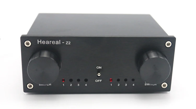 Heareal Lossless Audio Switcher 4 inputs to 4 output HiFi Audio Signal Splitter