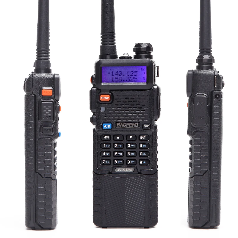 Baofeng UV-5R8W рация 3800 мАч батарея Tri-power 8 Вт/4 Вт/1 Вт двухстороннее радио 10 км двухдиапазонный УКВ и УВЧ СВ радиостанция