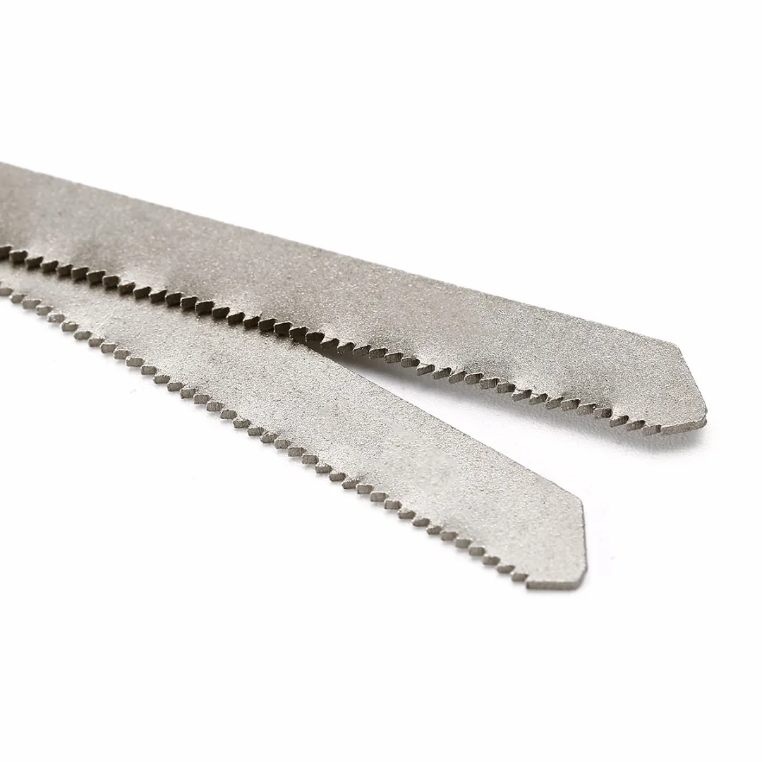 5pcs T318A Saw Blade Set HCS Curved Extra Long Jigsaw Blades 132mm Length Mayitr for Metal Cutting Metalworking Tools