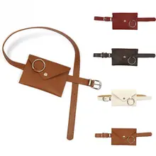 Женский пояс из искусственной кожи, чистый цвет, кольцо, конверт, квадратный ремень, сумки, модные женские портмоне, сумка, мягкая поверхность, поясная сумка