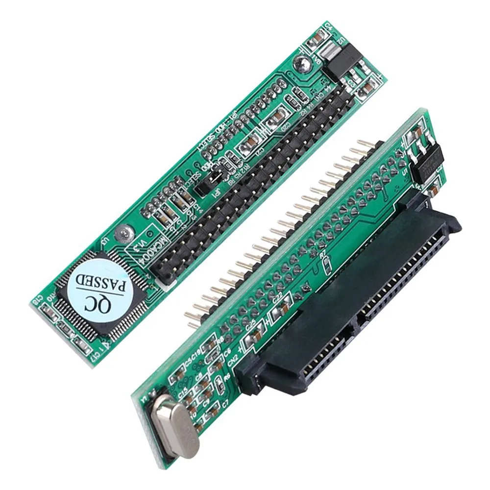 2.5 Inch HDD SSD Serial ATA 7+15P Female to 44 Pin Male PATA IDE Port Adapter Card 2.5\