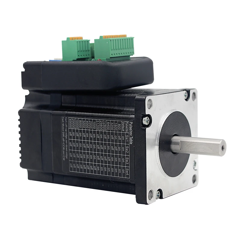 

Integrated 60 closed-loop stepper motor set 2nm small high torque silent original hybrid servo speed:600-1500RPM IHSS60-36-20-31