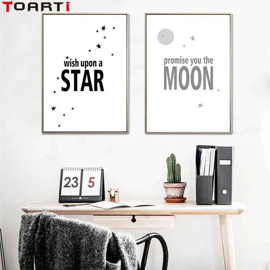 Romantic Life Quotes Art Wall Mural Modern Canvas Painting Nordic Vintage Posters&Prints Living Room Nursery Decoration Pictures (7)
