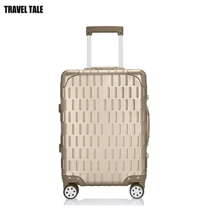 TRAVEL TALE 20 inch 100 aluminium carry on luggage cabin suitcase