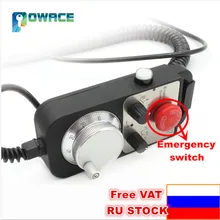 [RU /Бесплатный НДС] 4 оси маховик MPG Универсальный подвесной маховик с аварийной остановкой ЧПУ маршрутизатор