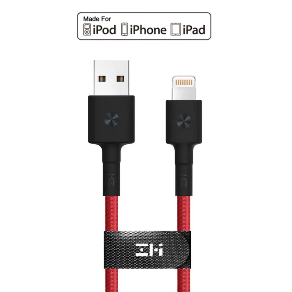 Оригинальный ZMI MFI сертифицированный шнур для передачи данных IPhone IOS плетеный