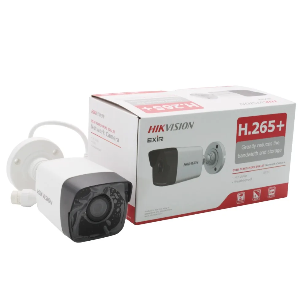 HIK Новая камера видеонаблюдения DS-2CD1043G0-I 4MP ИК Сеть Пуля IP камера POE H.265+ Замена DS-2CD1041-I