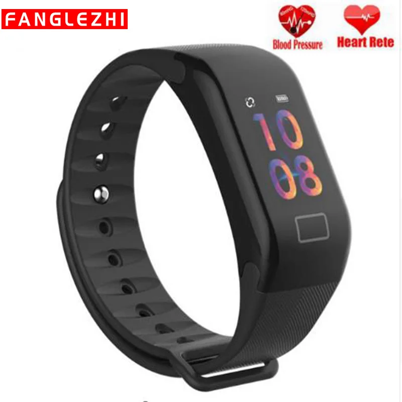 

F601 Color Screen Smart Bracelet Blood Pressure Heart Rate Blood Oxygen Monitoring IP67 Waterproof Sports Bracelet For Android
