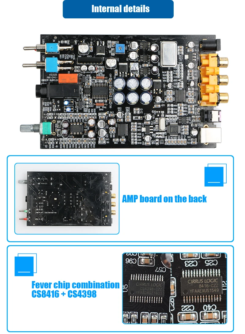 FX-AUDIO DAC-X6 HiFi 2,0 цифровой аудио декодер DAC вход USB/коаксиальный/оптический выход RCA/усилитель для наушников 24 бит/96 кГц DC12V