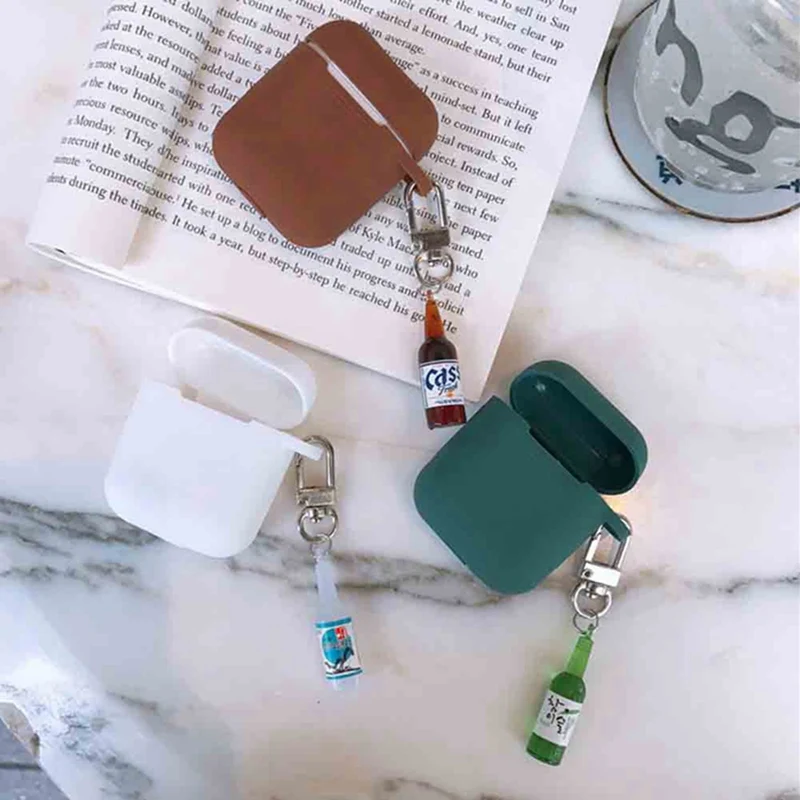 Soft Silicone Case Earphones for Apple Airpods Bluetooth Wireless Earphone Protective Skin Cover Box for Air Pods Ear Pods Bag