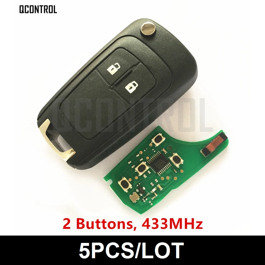 

QCONTROL Car Remote Key DIY for OPEL/VAUXHALL Astra J / Corsa E / Insignia / Zafira C 2009 2010 2011 2012 2013 2014 2015 2016