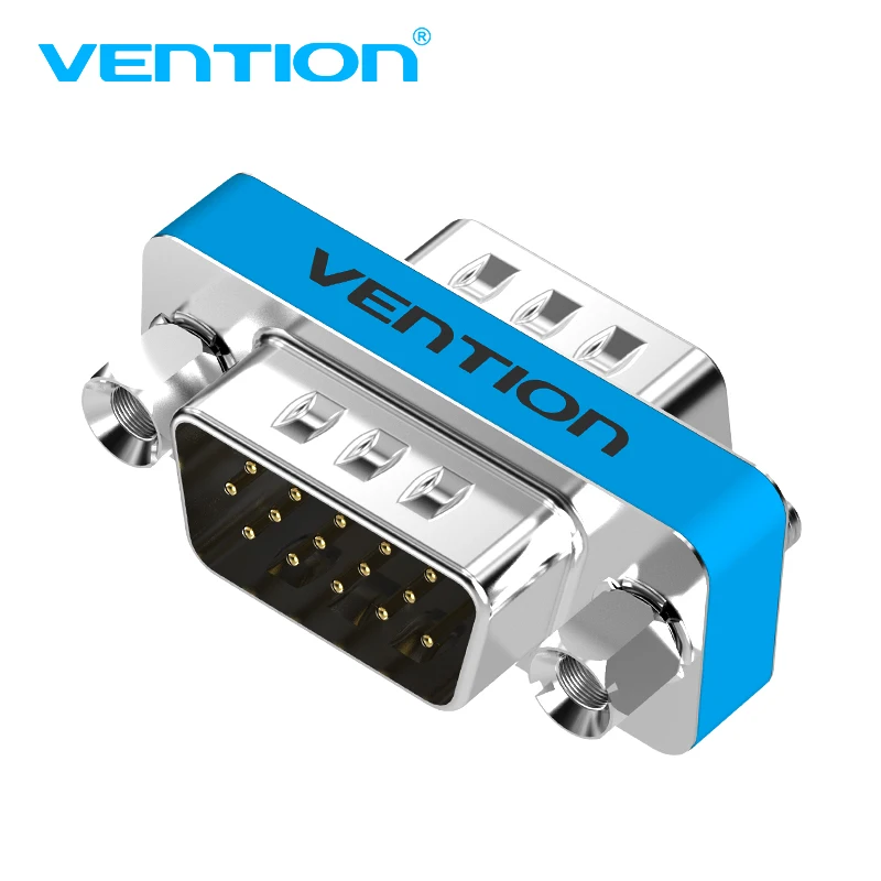 

Vention VGA to VGA Adapter Male to Female VGA HD15 Pin Gender Changer Convertor Adapter for Monitors Projectors HDTV