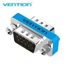 Vention VGA to VGA Adapter Male to Female VGA HD15 Pin Gender Changer Convertor Adapter for Monitors Projectors HDTV