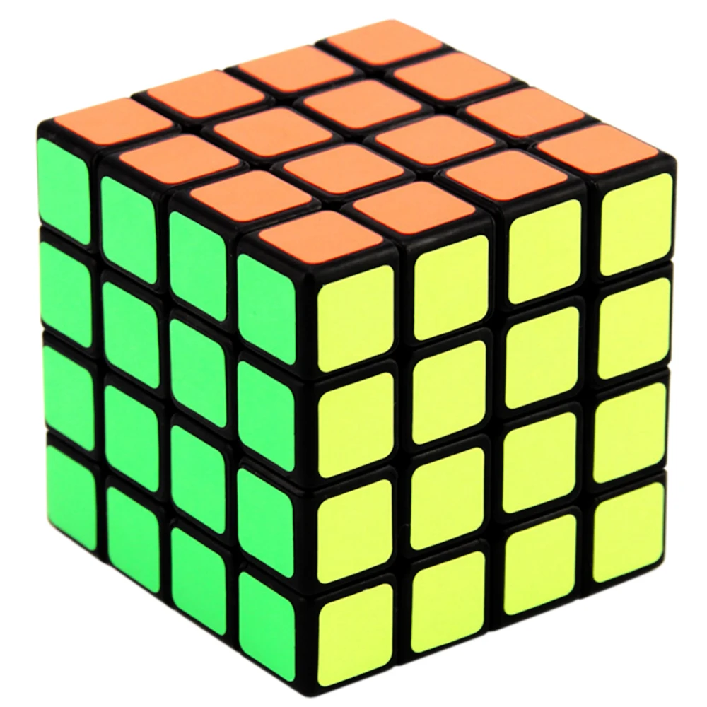 4*4 Mofangge QiHang 4 слоя QiYi's Puzzle Cube 4x4x4 наклейки Magic Cube 62 мм Антистресс игрушка