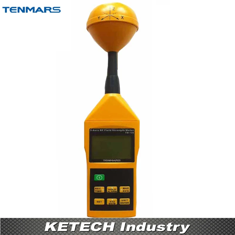 

3-Axis EMF RF ElectroMagnetic Field Strength Meter 10MHz-8GHz Electromagnetic Radiation Detectors TM-196