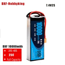 10000MAH 25C RC AKKU Bateria 2S 7.4V 3S 11.1V 4S 14.8V 6S 22.2V for Airplane Helicopter Boat FPV Drone UAV