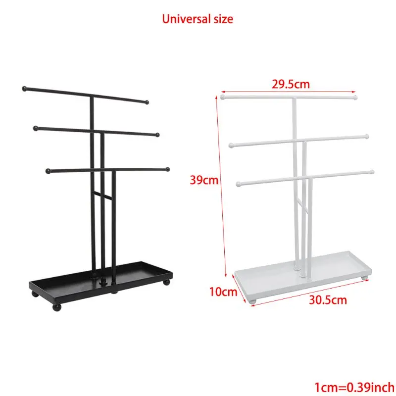 Goede Metalen 3 Tier Tafelblad Armband Ketting Sieraden Ketting Organizer Display Boom Sieraden Houder Sieraden Organisator