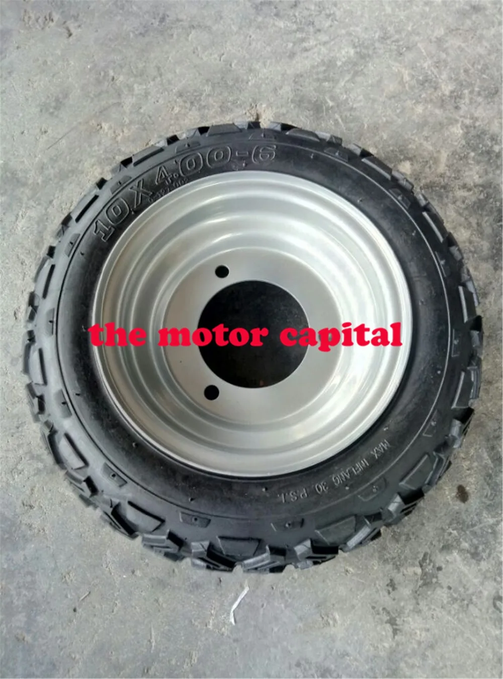 

high quality 10x4.00-6 tubeless for electric scooter tires electric bike tires vacuum tire and Hub atv