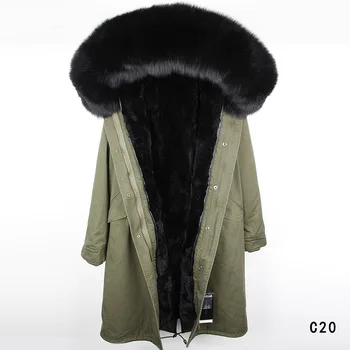 

2018 new winter from the stars you had a fox fur fur coat jacket size thickened female