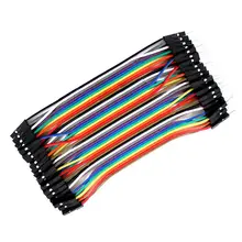 3X 40pcs 10cm Male To Female Dupont Wire Jumper for Arduino Breadboard W2E2