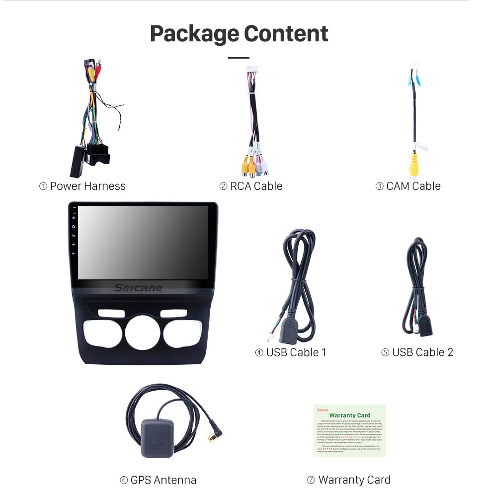 Perfect Seicane 2Din Android 8.1 10.1 Inch Car Bluetooth Wifi Multimedia PLayer Radio GPS Navigation For 2013 2014 2015 2016 Citroen C4 17