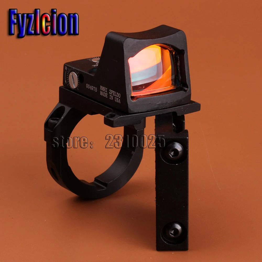 

Fyzlicion Holographic Ultra Mini Small RMR Red Dot Sight 20mm Weaver Rail and RM38 Mount Base Ring For Hunting Airsoft