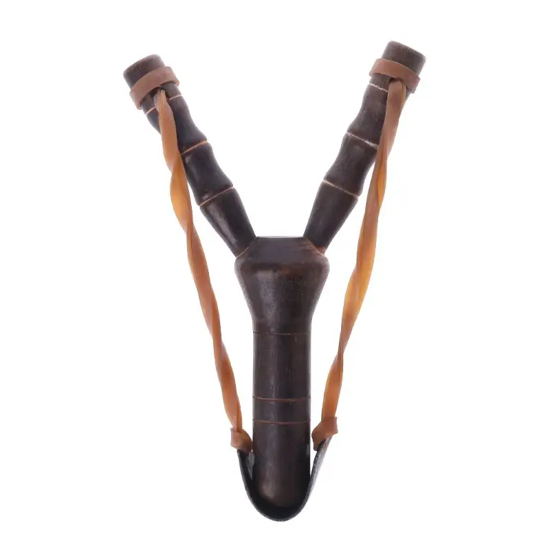 

Kids Boys Wood Slingshot Wooden Sling Shot Classic Traditional Shooting Outdoor Toys Gift Feb-15