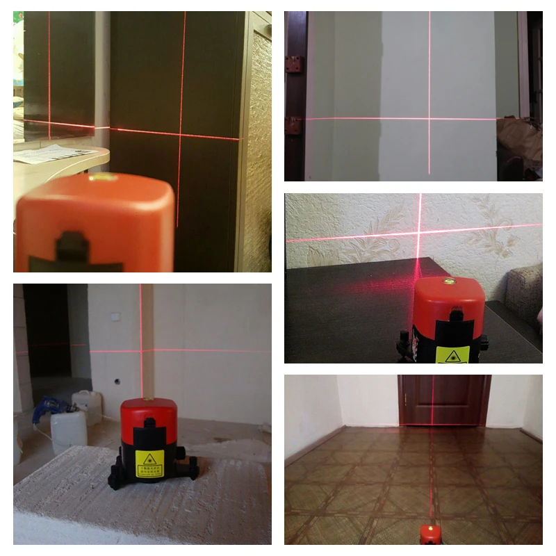 ACUANGLE A8810 лазерный уровень 2 перекрестных красных линий измерительный уровень 360 градусов самонивелирующийся YD-810 635 нм автоматический