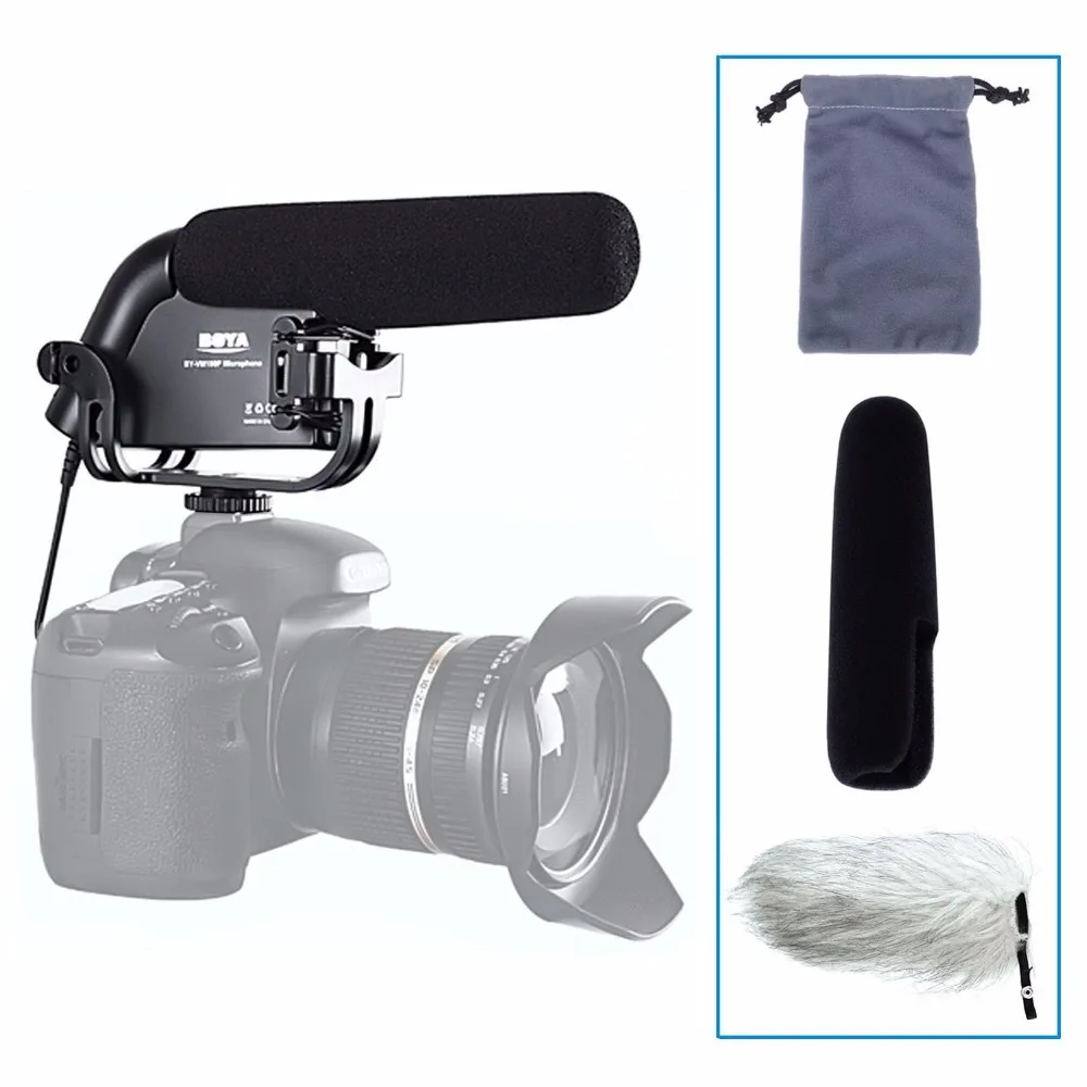 

BOYA BY-VM190P Camera Stereo Video Condenser Shortgun Microphone for Canon for Nikon for Pentax DSLR Camera Camcorder