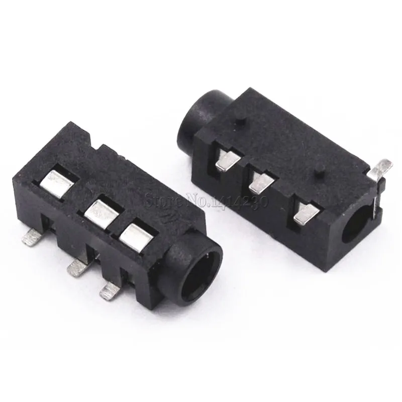 10 шт. 3,5 разъем для наушников аудио разъем PJ-320D 4 pin SMD MP3 аксессуары PJ320D