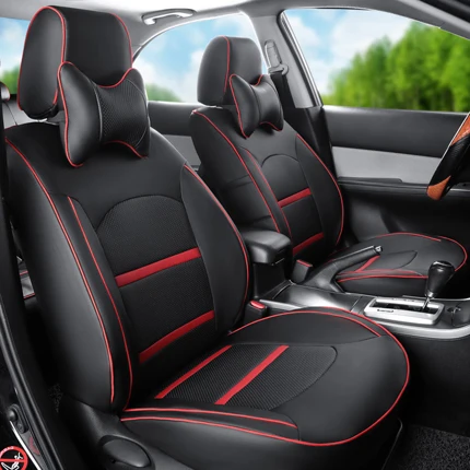 Чехлы на сиденья для Lexus rx350 rx330 rx300 rx400h rx450h, автомобильные аксессуары, чехол на сиденье, набор, ПВХ кожа, защита автомобильных сидений - Название цвета: black 1