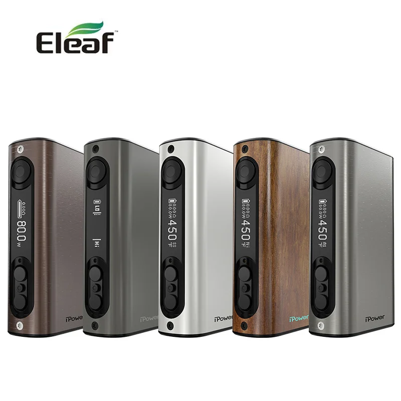 

Original Eleaf iPower TC 80W Box Mod Electronic Cigarette with 5000mah Battery Vape with New Firmware with Smart Mode Vaporizer