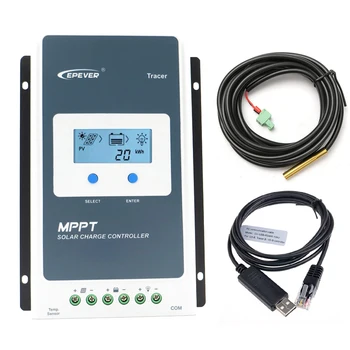 

Tracer 1210AN EPsloar 10A MPPT Solar Charge Controller 12V 24V LCD Diaplay EPEVER Regulators 1210A Tracer1210A CC-USB-RS485-150U