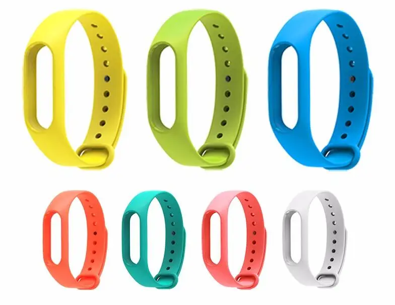 Силиконовый ремешок на запястье для Xiaomi Mi band 5 4 3 2 | Наручные часы