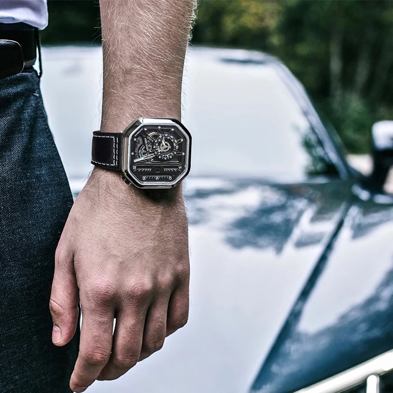 Часы наручные AGELOCER Мужские автоматические спортивные роскошные стальные