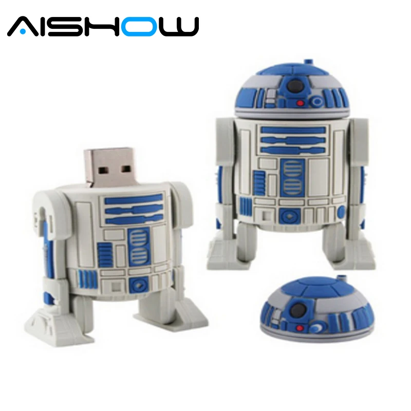 Звездные войны Дарт Маул/черный/белый Вейдер R2D2 робот Boba Yoda USB флэш-накопитель/U диск/Creativo Pendrive/Memory Stick/подарок 128 МБ 8 Гб