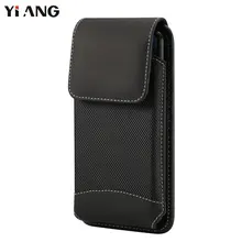YIANG брендовая мужская универсальная поясная сумка из ткани Оксфорд, поясная сумка с зажимом для ремня, прочная сумка для мобильного телефона на открытом воздухе 4,7~ 6,5 Дюймов