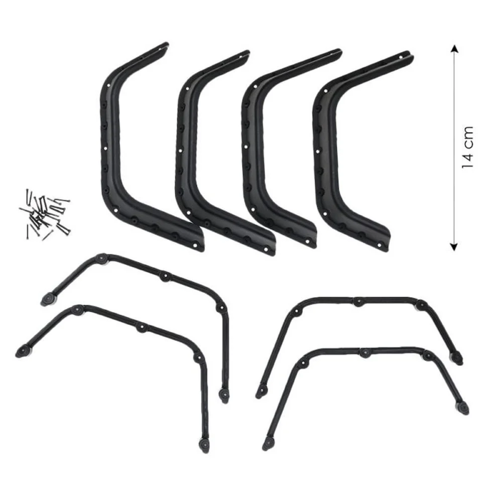 Для 1/10 осевой SCX10 RC4WD SXC10 90027 оболочка RC Гусеничный крыло вспышки наборы