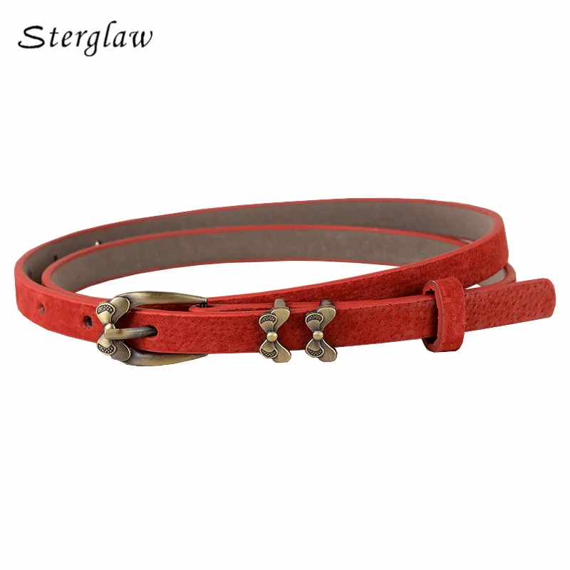 2019 Limited Retro Butterfly Buckle Strap For Women Dresses 2017female Leather Belt Brand font b Slimming