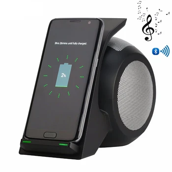

Bluetooth Speaker Wireless Charger For Samsung Galaxy S10 Plus Fast Wireless Charging For iPhone XR XS Max Xiaomi mi 9 Charger