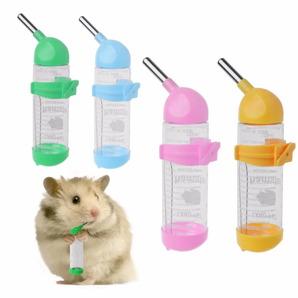 

Random Color 120ML Extended Type Pet Automatic Drinking Water Fountains Water Feeder Bottle for Small Cat Dog Rabbit Hamster