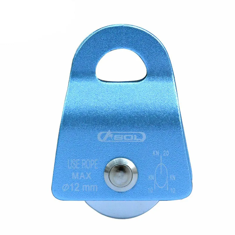 Hot Sale Outdoor Single Fixed Pulley Mountaineering Climbing Rope