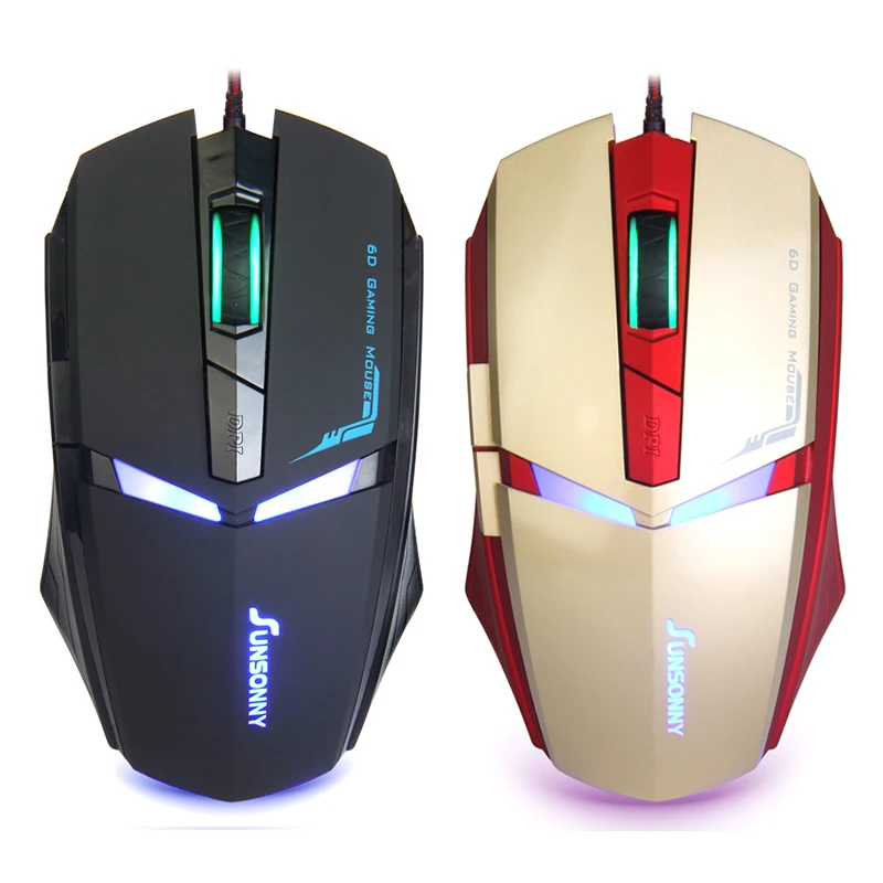T M30 игровой Мышь Новый Компьютерная мышь Железный человек 2400 Точек на дюйм